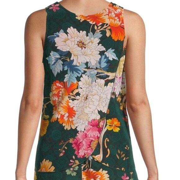 Johnny Was Roselyn 100% Silk Floral Print Tank Top M - Picture 6 of 16